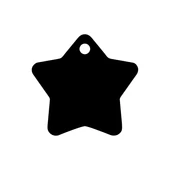 "Star" biléta - csillag, kicsi