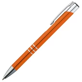 "Evans" golyóstoll - 3 díszítőgyűrűvel - narancs