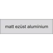 "Casa" gravírozott névtábla - ajtóra - matt ezüst alumínium