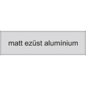 "Casa" gravírozott névtábla - ajtóra - matt ezüst alumínium