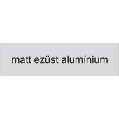 "Casa" gravírozott névtábla - ajtóra - matt ezüst alumínium