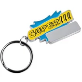 "Super" kulcstartó - kék