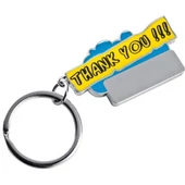 "Thank You" kulcstartó - kék