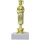 "Diplomás lány" figura - 14 cm