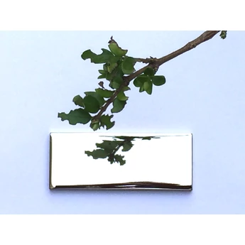 "Cole" Gravírozható lap - nikkelezett 5 x 2 cm