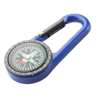 "Hobart" iránytű - karabínerrel - kék