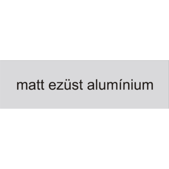 "Casa" gravírozott névtábla - ajtóra - matt ezüst alumínium