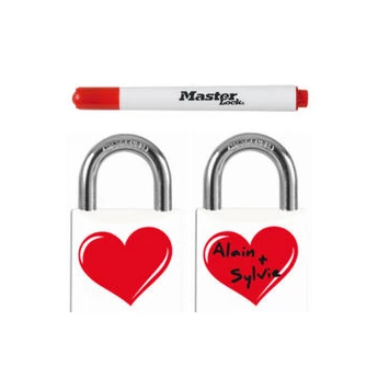 "Lov" lakat - piros szív "Lov" lakat - piros szív