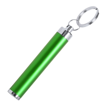 "Barin" elemlámpás kulcstartó - zöld