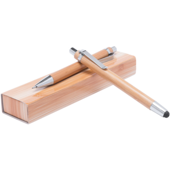 "Bello" szett - golyóstoll+ceruza - bambusz