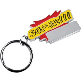 "Super" kulcstartó - piros