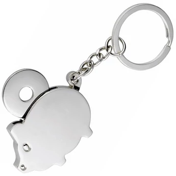 "Keller" Kulcstartó + bevásárlókocsi érme