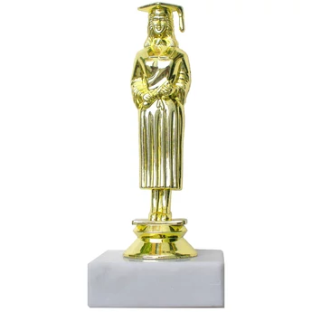 "Diplomás lány" figura - 14 cm