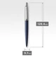 "Parker Royal Jotter" golyóstoll - kék / ezüst